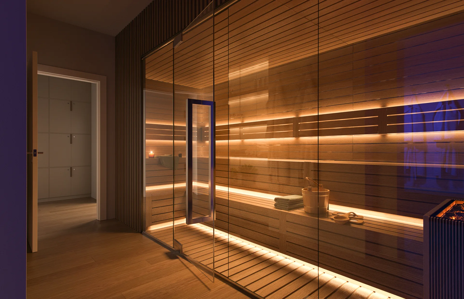 Area benessere con sauna di PANIZZA 7